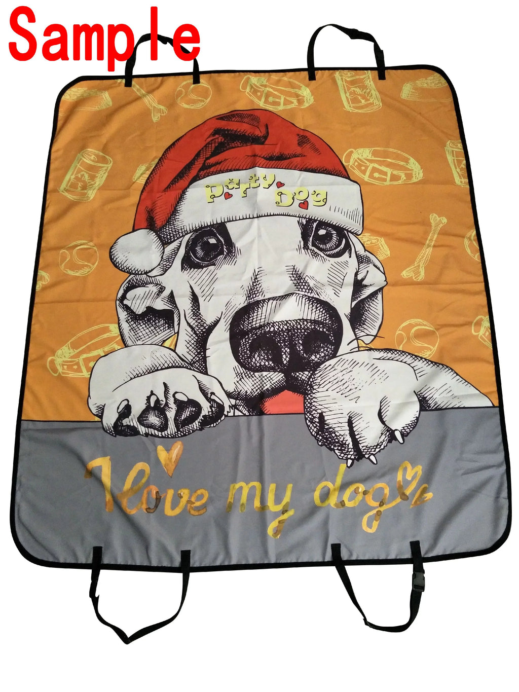 GCKG Colorful Beach Flip Flops Print Pet Car Seat wrap Dog Car Seat Mat Hammock Cargo Mat Trunk Mat For Cars Trucks and SUV 54x60 inches