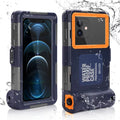 UrbanX Professional [15m/50ft] Swimming Diving Surfing Snorkeling Photo Video Waterproof Protective Case Underwater Housing for vivo Y30 And all Phones Up to 6.9 Inch LCD with Lanyard