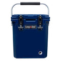 Premium Cooler with Molded-in Cup Holders, Navy Blue. 16.9 qt