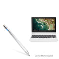 C330 Convertible 2-in-1 Chromebook (11.6") Stylus Pen, BoxWave [AccuPoint Active Stylus] Electronic Stylus with Ultra Fine Tip - Metallic Silver