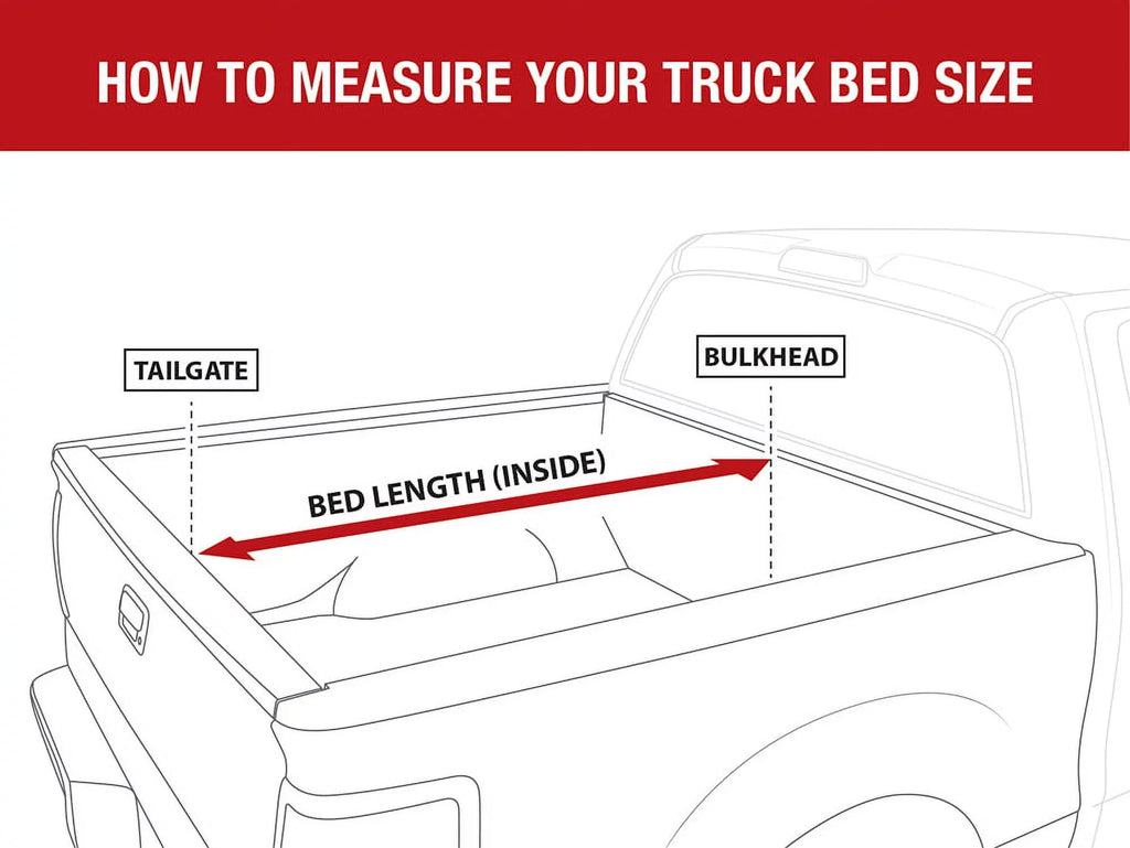 MaxMate Soft Tri-fold Truck Bed Tonneau wrap matching with 2017-2024 Honda Ridgeline | 5'4" (64") Bed | TCH371065