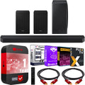 HW-Q900A 9.1.4ch Surround Sound Wireless Home Theater Bundle 7.1.2ch Dolby Atmos /DTS:X Soundbar + Swa-9500S 2.0.2ch Rear Speaker Kit + Subwoofer + Extended Coverage + 2 Deco Gear HDMI Cables