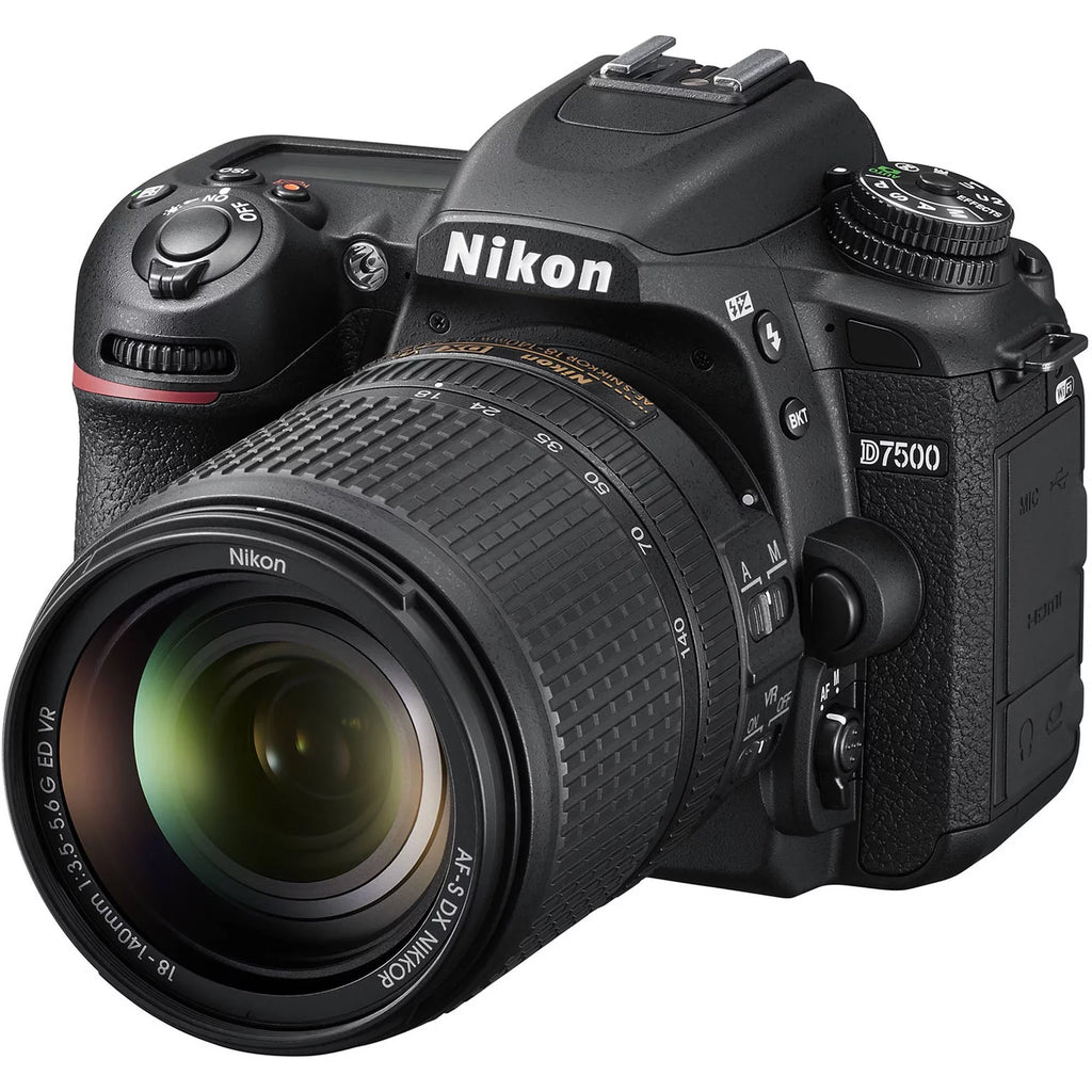 D7500 DSLR Camera with 18-140mm Lens Intl Model