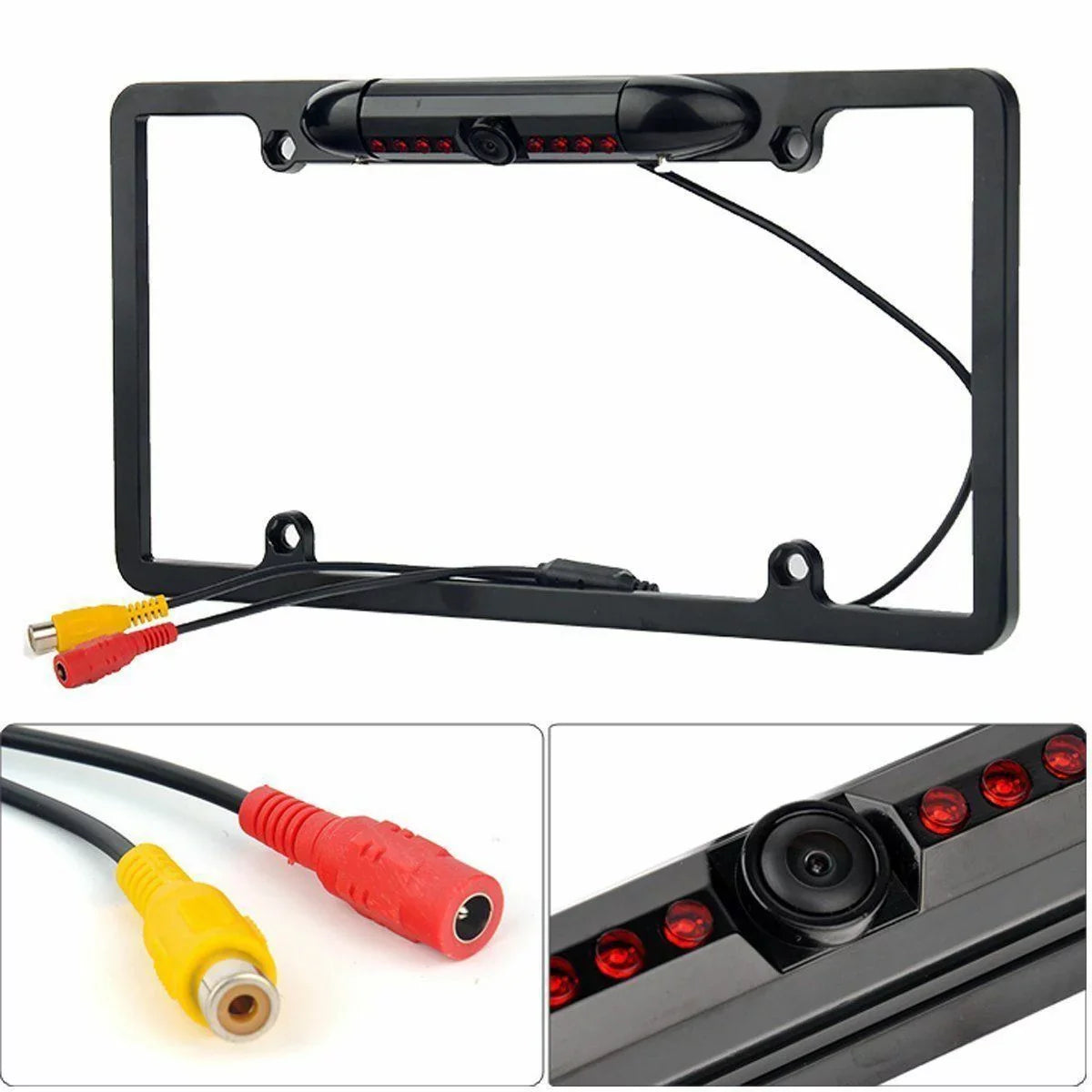 FOR PIONEER AVIC-5200NEX NIGHT VISION CCD COLOR REAR VIEW CAMERA BLACK