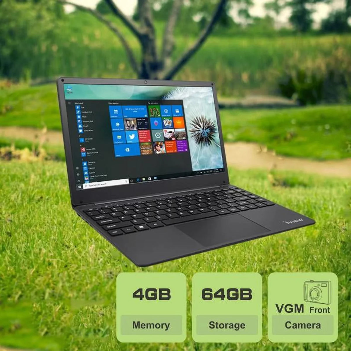 iView 1430NB-14.1in 1920x 1080 IPS High Resolution, Dual Core, 4GB/64GB and USB Mouse
