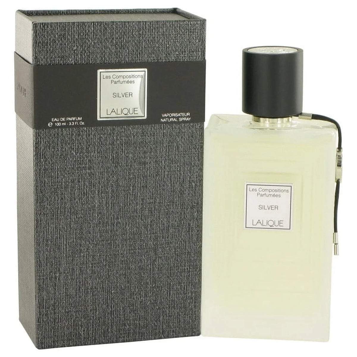 Les Compositions Parfumees Silver by Lalique Eau De Parfum Spray 3.3 oz For Women