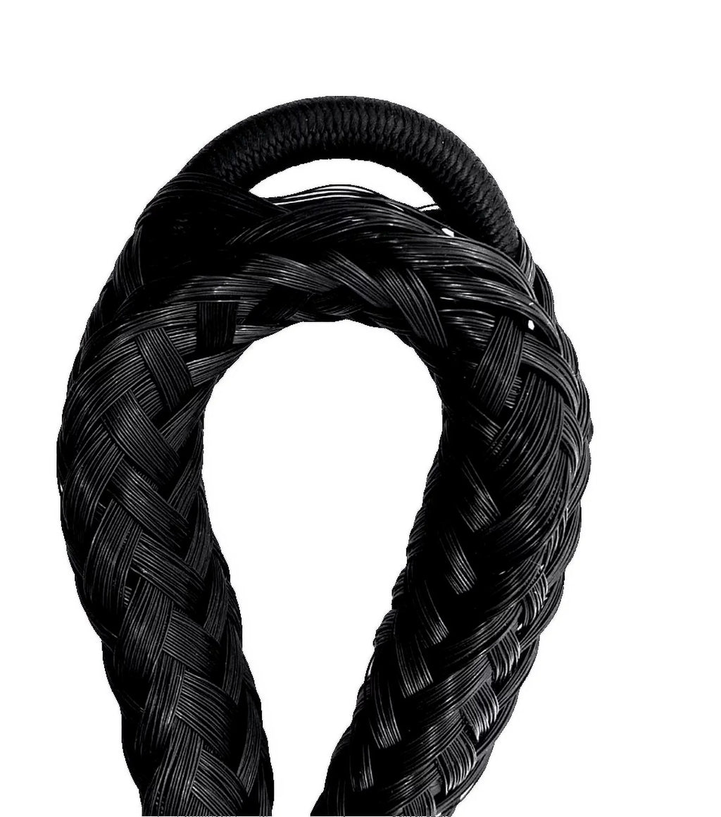 Pactrade Marine vessel Pontoon Kayak PWC Jet Ski rubber strap Dock Line Mooring Rope 4'-5.5' with SS316 Snap Hook Salt and Fresh moisture Use 2 Pack (Black & White)