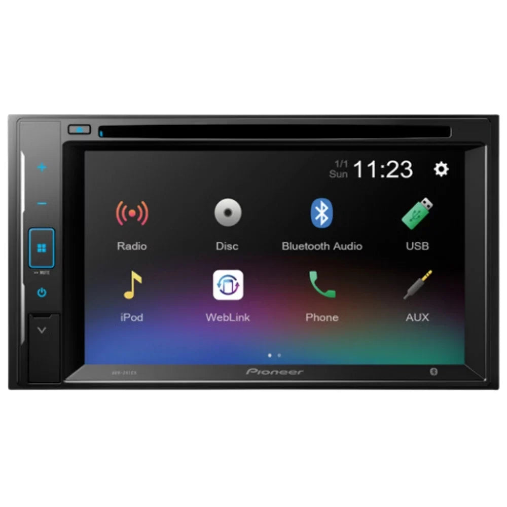 KIT4711 Bundle for 2013-2014  F150 Classic Dash W/ Pioneer AVH-241EX Double DIN Car Stereo with Bluetooth/Backup Camera/Install Kit/in-Dash DVD/CD AM/FM 6.2" Touchscreen Digital Media Receiver