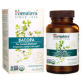 Himalaya Organic Bacopa/Brahmi, 60 Caplets for Mental Alertness, Cognitive Health & Memory Support, 750mg