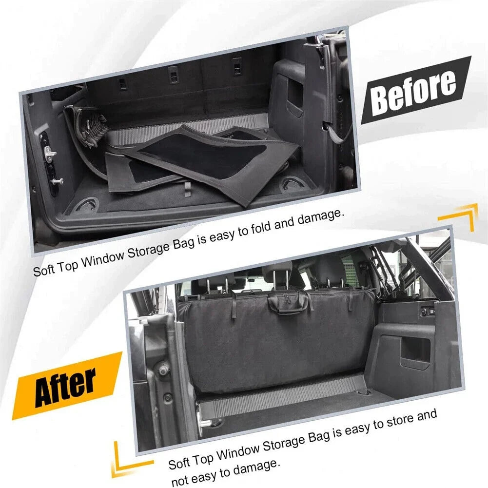 600D Soft Top Window Storage Bag Fits  Bronco Accessories 2021~2022 4Door