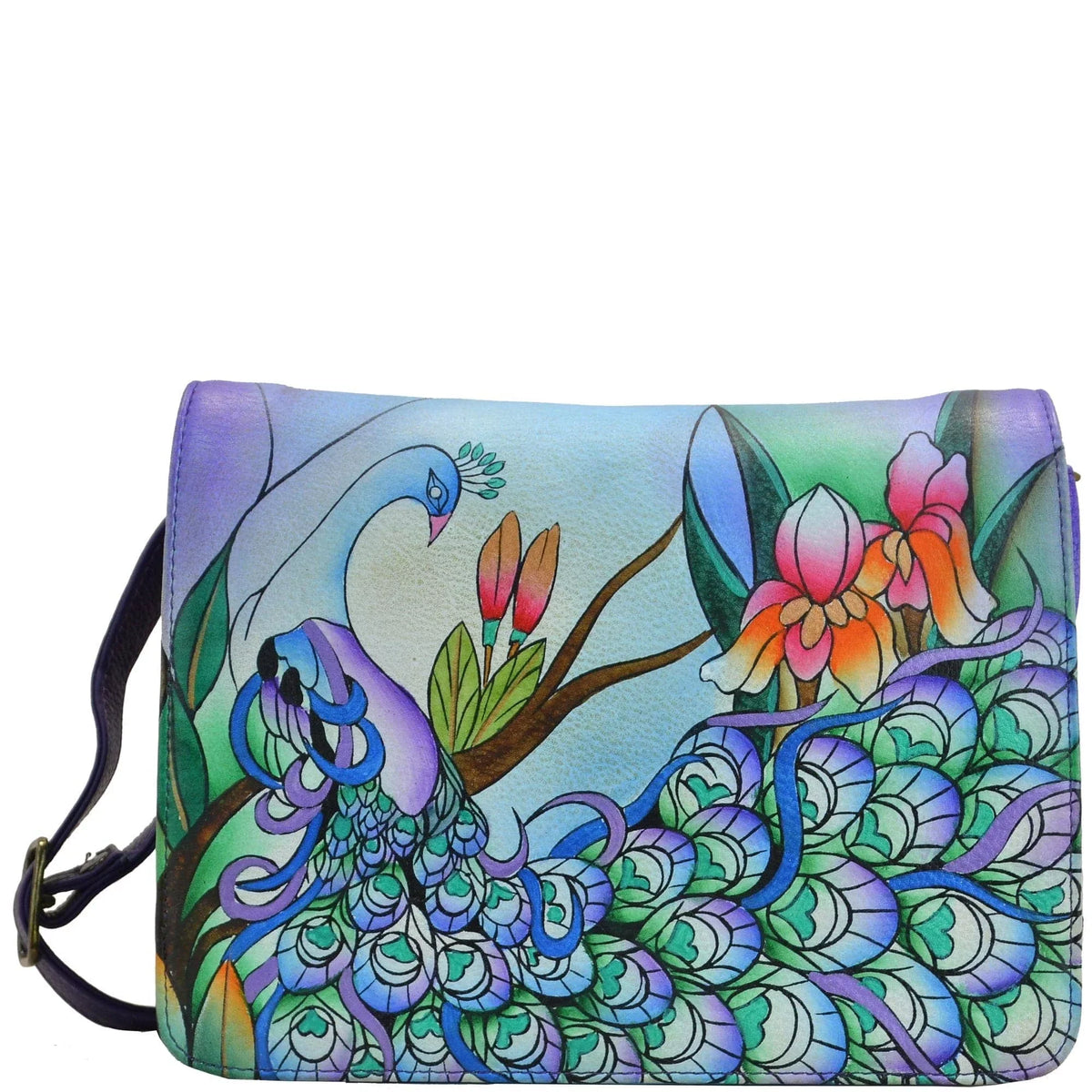 Small Flap Crossbody Organizer - 8218