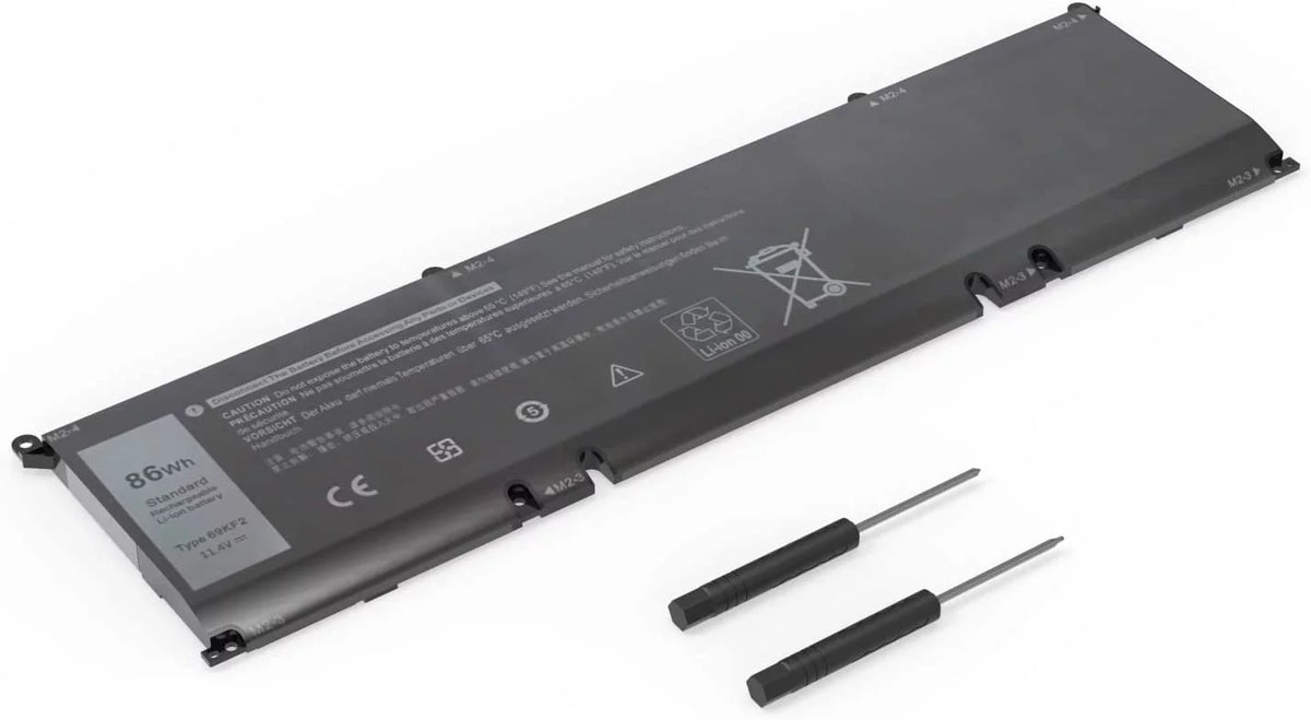 New 8FCTC Laptop Battery for  XPS 15 9500 Precision 5550 Alienware M15 R3 R4 M17 R3 R4 Series Notebook 69KF2 08FCTC 70N2F 070N2F 0P8P1P 0DVG8M 0M59JH 11.4V 56Wh 4650mAh