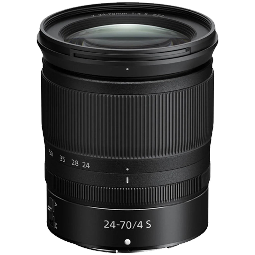 Z7 II Mirrorless Camera with NIKKOR Z 24-70mm f/4 S Lens, SanDisk 64GB Memory Card, Backpack, Flash, Tripod and ZeeTech Accessory Bundle
