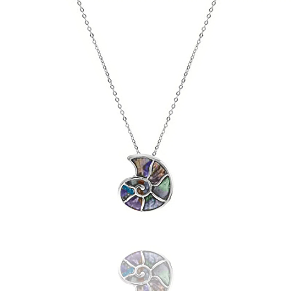 Blue Box Boutique Inc Abalone Seashell Pendant Necklace for Women, Teens