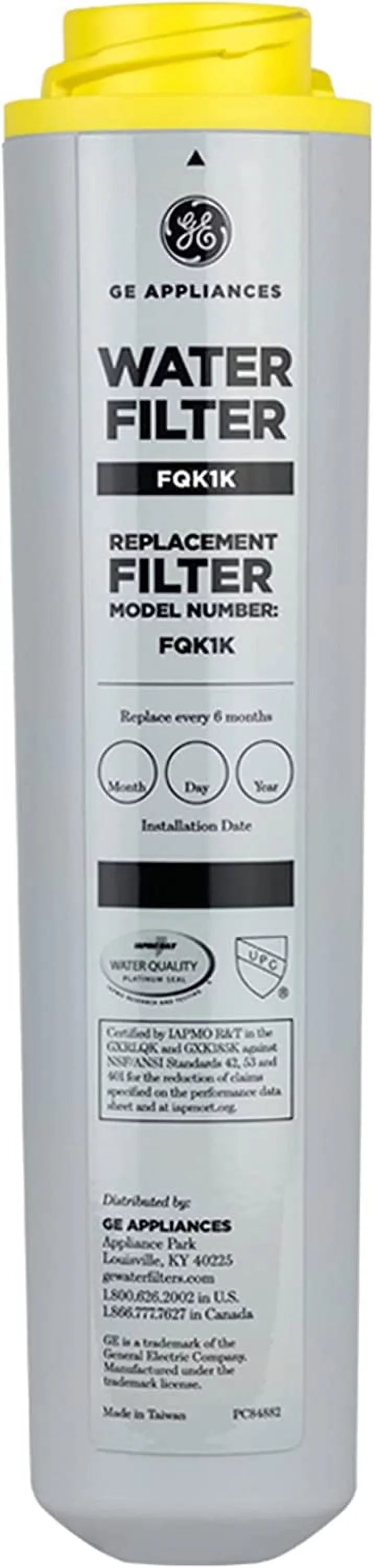GE Genuine OEM FQK1K Refrigerator moisture Filter Cartridge