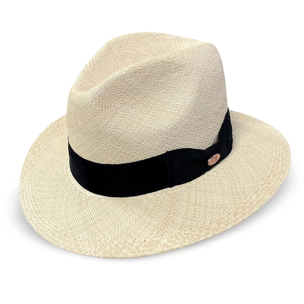 Panama Jack Premium Safari Straw Hat - Handwoven, Lightweight & Breathable, 2 5/8" Brim (X-Large)