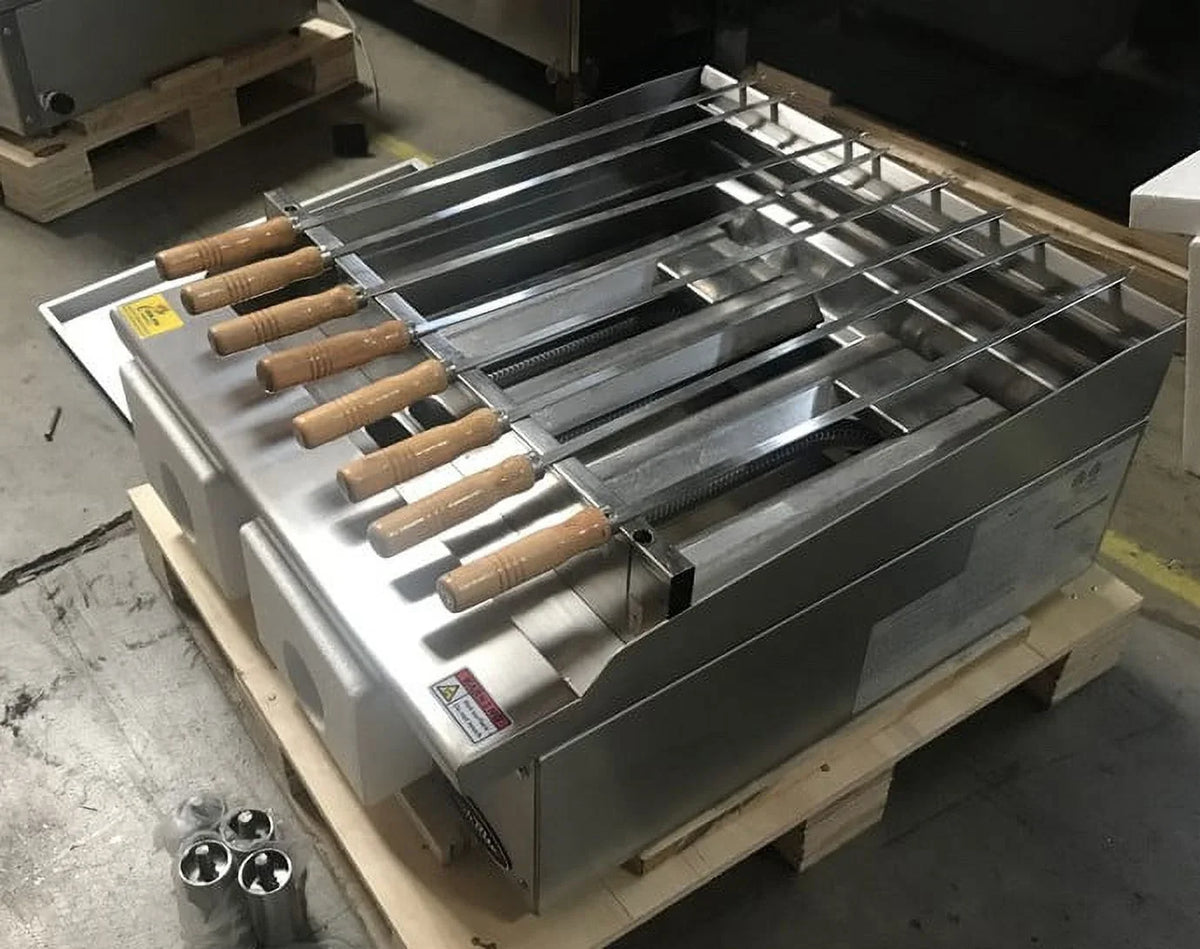 24 ins Natural gas/Propane shish kabab broiler  NSF  SSK24