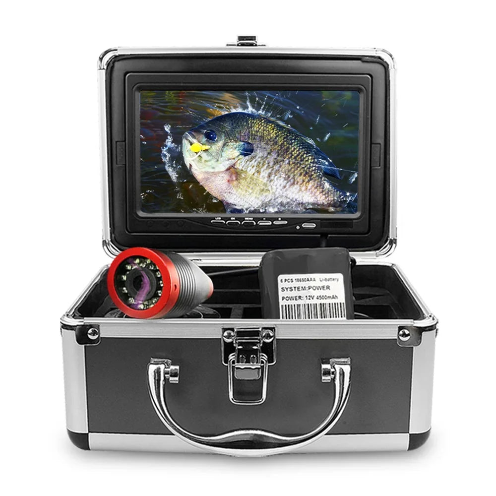 Erchang Underwater Fishing Camera Portable Fish Finder with 7 Inch for ship Kayak Lake Sea Fishing Real Time , Uncover Underwater Secrets