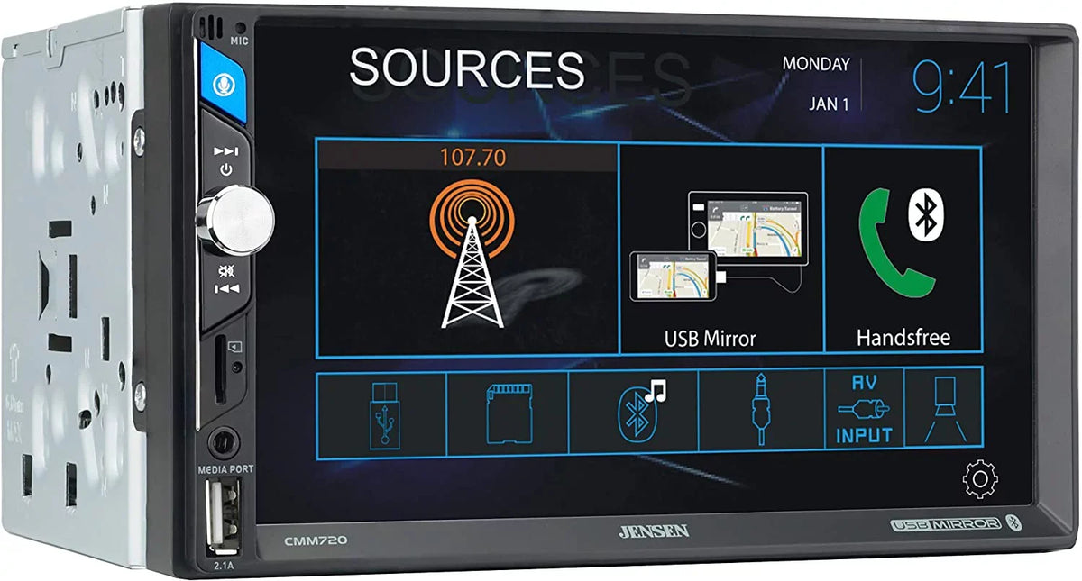 INCLUDES VEHICLE SPECIFIC INSTALLATION HARDWARE INCLUDING DASH KIT, WIRE HARNESS, AND ANTENNA ADAPTER WHEN REQIRED.. FITS  SCION AM/FM USB/BLUETOOTH TOUCHSCREEN CAR RADIO STEREO PKG