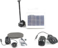 Solar Fountain Pond liquid Pump With Battery Timer And LED Light