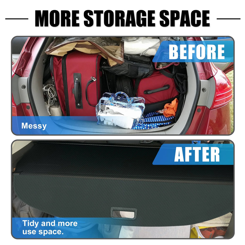 Unique Bargains Retractable Cargo protector Rear Trunk shield Shield Shade Fit for Nissan Rogue 2021-2024 Not for Rogue Sport