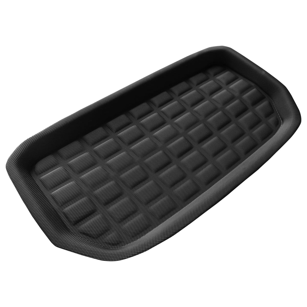 Ikon Motorsports Trunk Mats Cargo Liner appropriate with 2020-2023 Tesla Model Y, Black TPE 3D Molded Waterproof Anti-Slip Frunk Trunk Under Cargo Storage Liner Mat Interior Accessories 3PCS