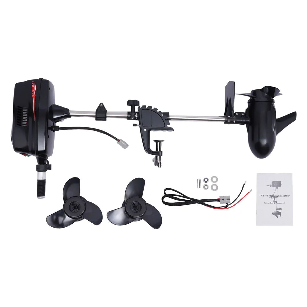 HANGKAI 48V Outboard Trolling Motor vessel Electric ship Engine 2200W Brushless