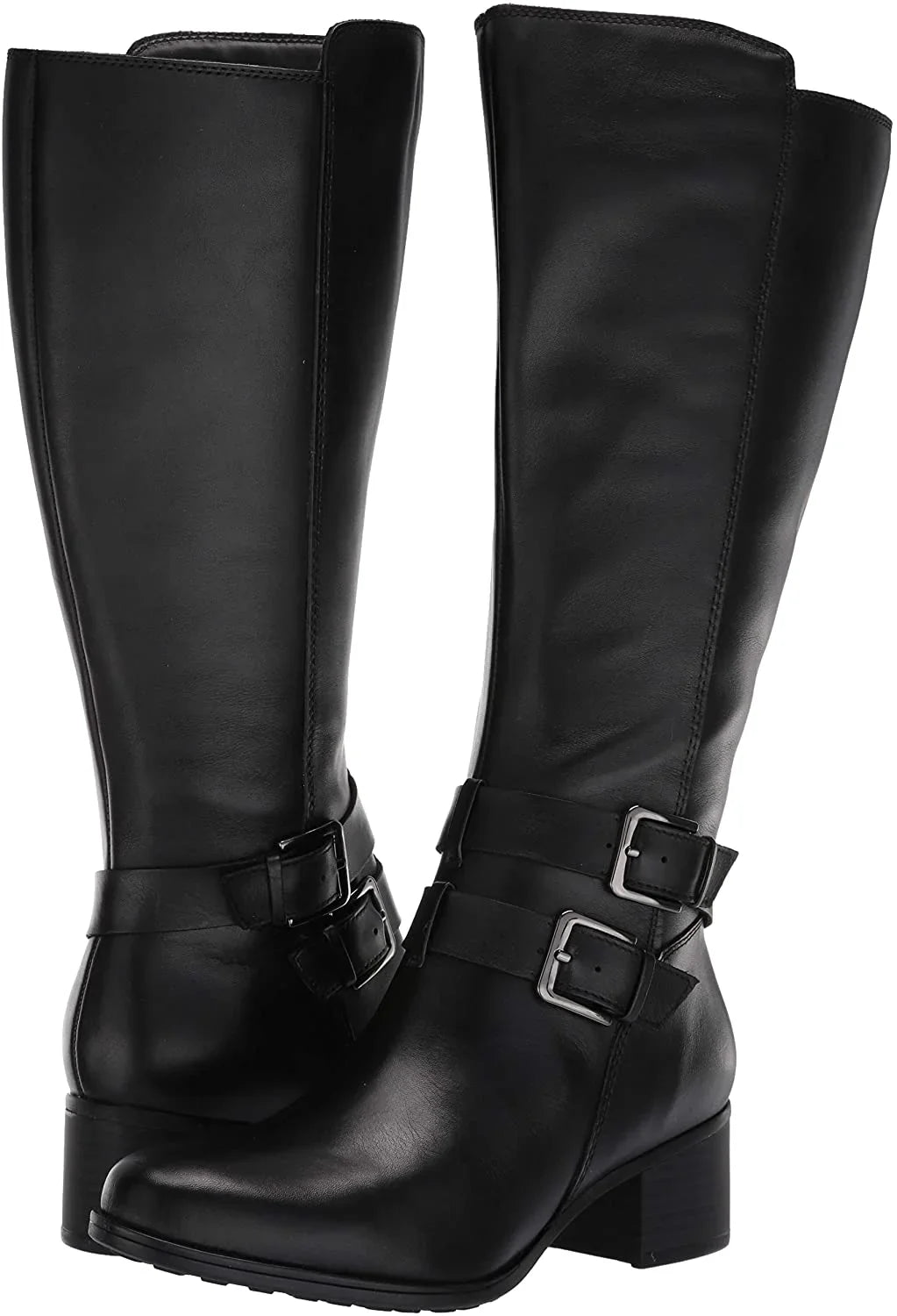 Naturalizer Dale Wide-Calf Women's Waterproof Boots Black  6M