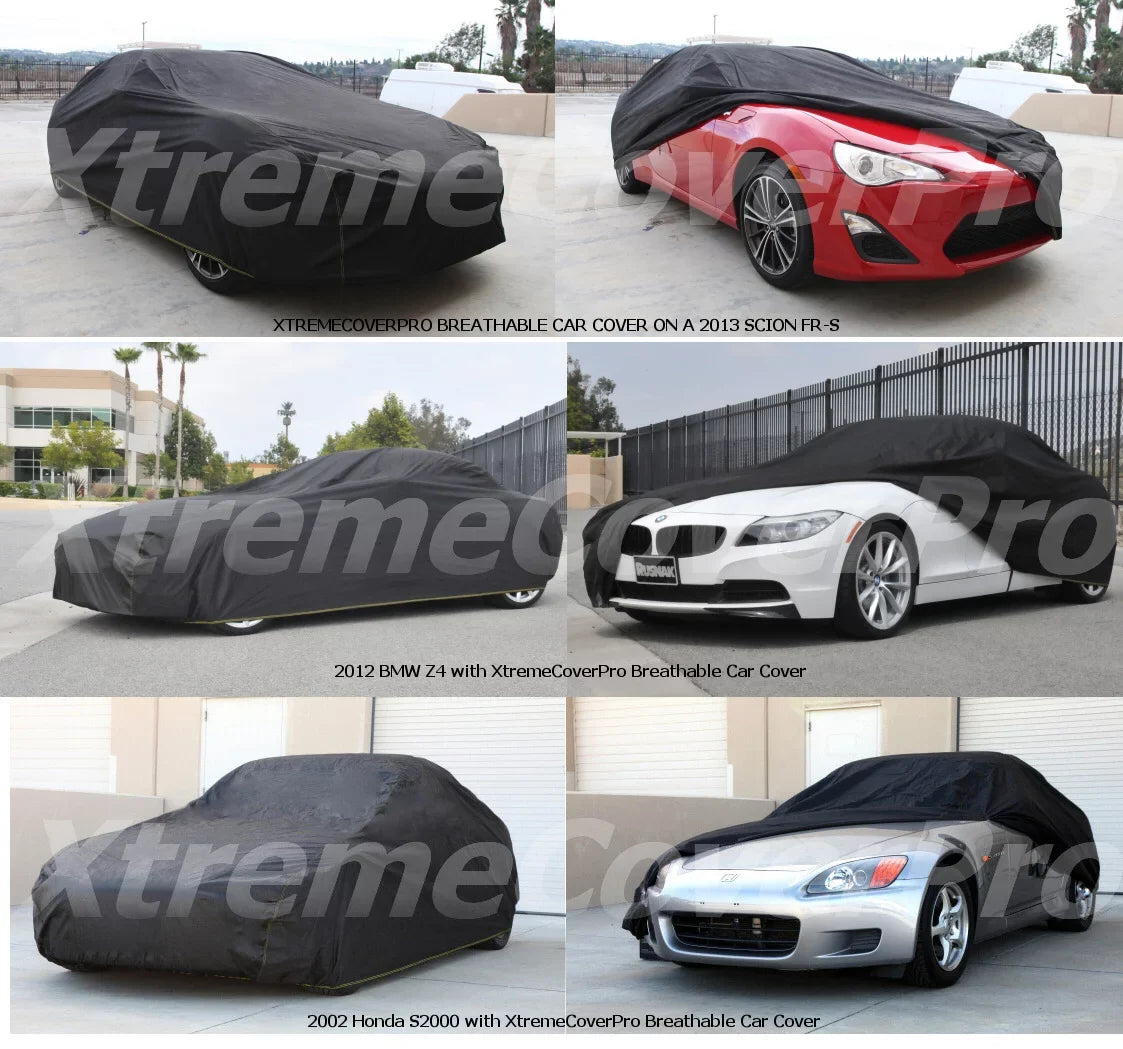 Car wrap Fits 2000 2001 2002 2003 2004 2005 2006 2007 2008 2009 Mazda MX-5 Miata XCP XtremeCoverPro Waterproof Platinum Series Black
