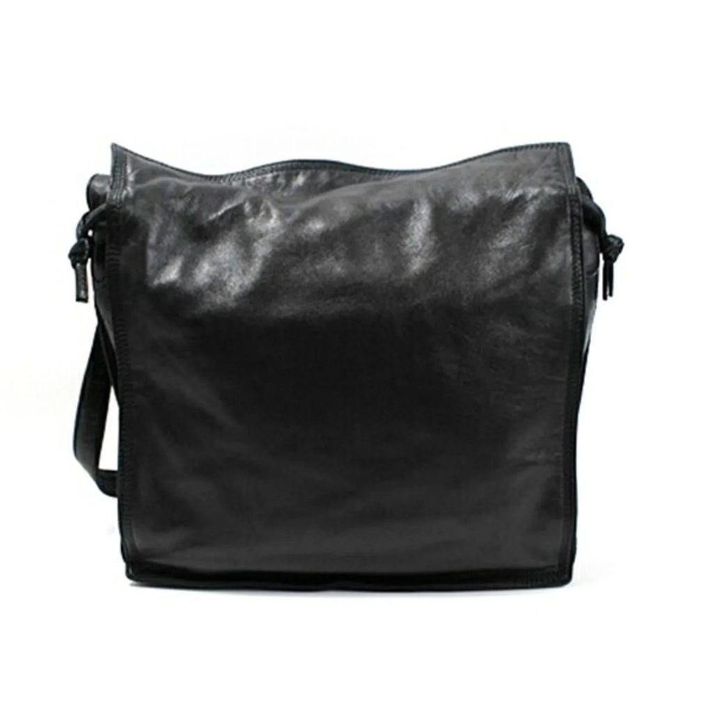 Pre-Owned LOEWE Anagram Shoulder Bag Leather Black Women's Soft (Fair)