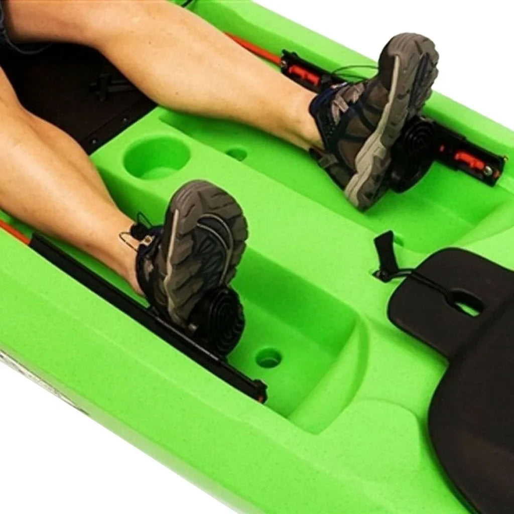 Adjustable Kayak Foot Braces Pedals & Tail Rudder Direction Steering, Kayak Rudder Kit for Kayaking, Canoe, Fishing ship
