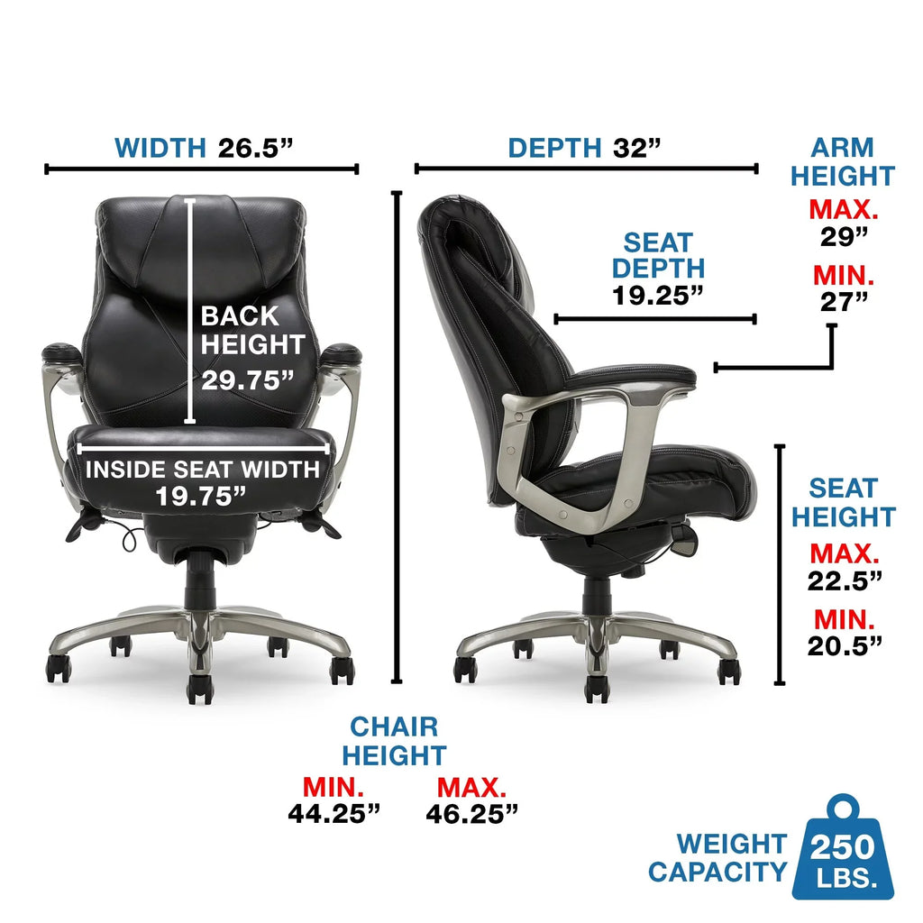 La-Z-Boy  Cantania Executive Office Chair with AIR Technology Black