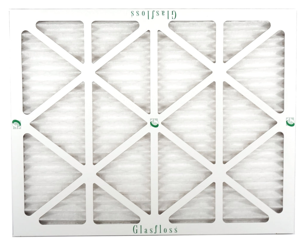 Glasfloss 20x34x1 - MERV 10 -Qty:6 - Furnace Air Filter - Made in USA (Actual Size: 19.5 x 33.5x7/8 inch)