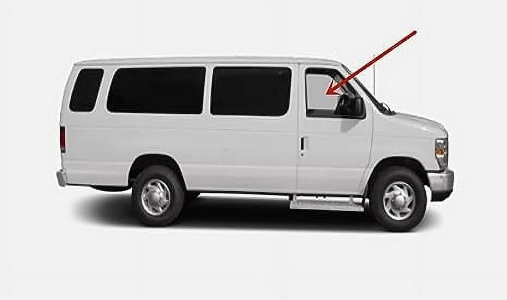 Passenger Right Side Front Door Glass suitable with  Econoline Van 2015-2019 Models