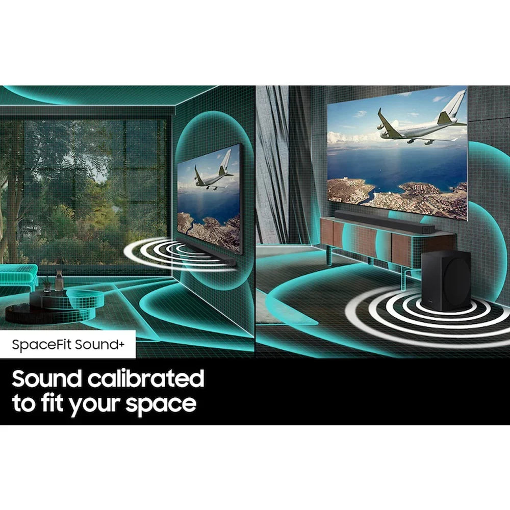 HW-Q900A 9.1.4ch Surround Sound Wireless Home Theater Bundle 7.1.2ch Dolby Atmos /DTS:X Soundbar + Swa-9500S 2.0.2ch Rear Speaker Kit + Subwoofer + Extended Coverage + 2 Deco Gear HDMI Cables