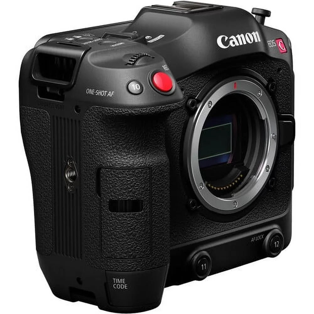 EOS C70 Cinema Camera (RF Lens Mount) 4507C002 - Essential Bundle Includes: Sandisk Extreme Pro 64GB SD, Memory Card Reader, Gadget Bag, Blower, Microfiber Cloth and Cleaning Kit