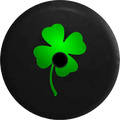 2018 2019 Wrangler JL Backup Camera Green Lucky 4 Leaf Clover Shamrock Irish Heritage Spare Tire shield for Jeep RV 32 Inch