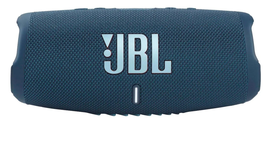 JBL Charge 5 Bluetooth Speaker, IP67 Waterproof Bundle with Deluxe CCI Hardshell Protective Case (Blue)