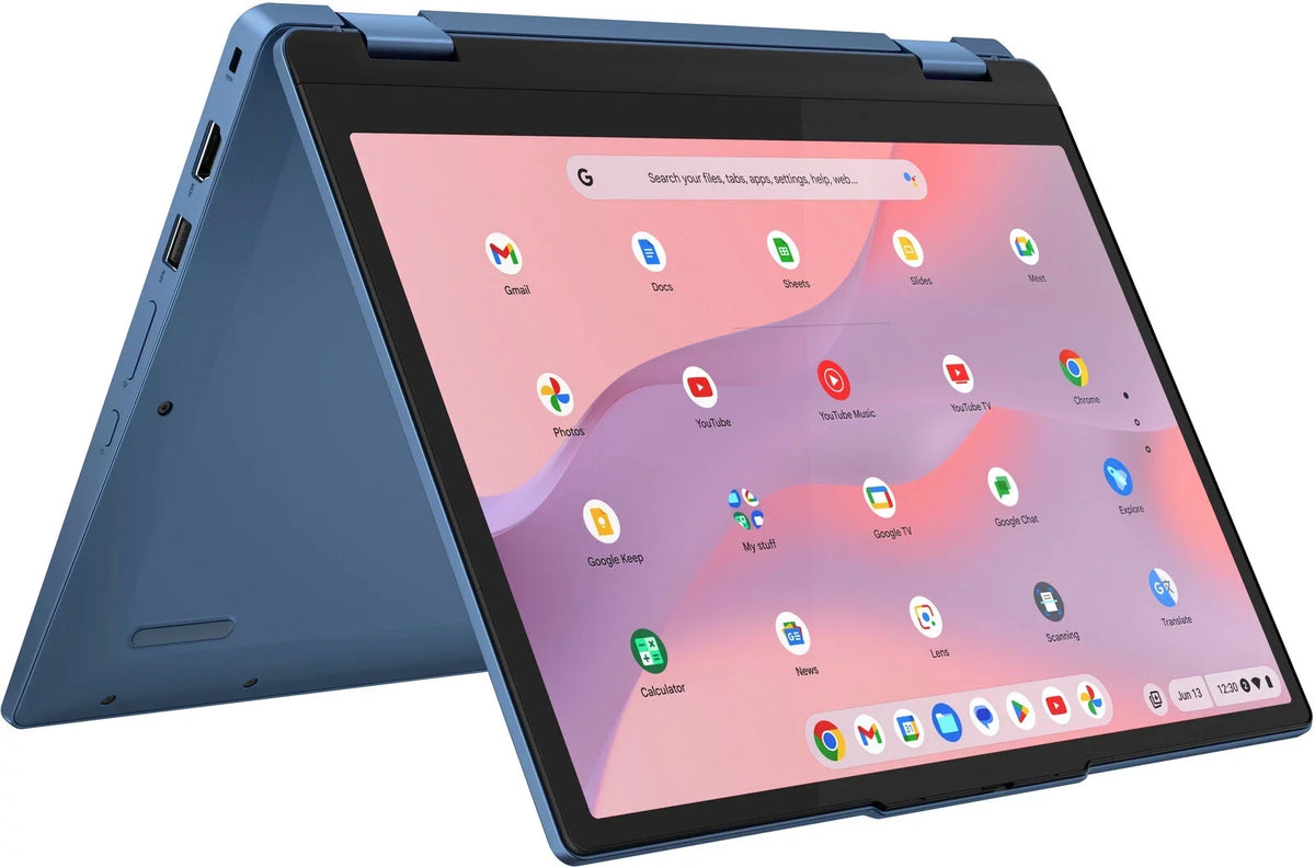 '- Flex 3i 12.2" WUXGA Touch-Screen Chromebook Laptop -  N100 with 4GB Memory - 64GB eMMC - Abyss Blue Notebook PC