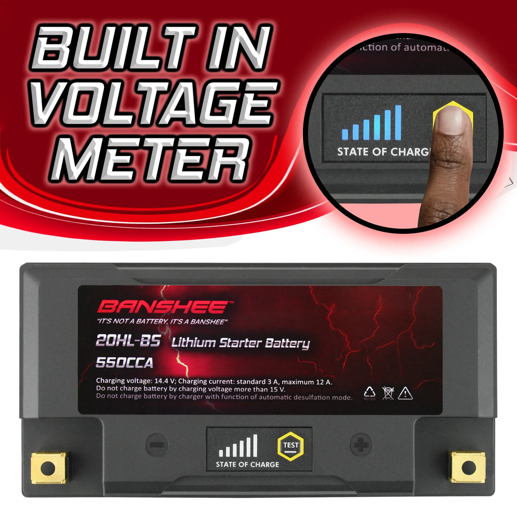 Banshee 20L-BS LiFePO4 Motorsports Battery suitable with Sea-Doo GTI Limited 155 2016 to 2018