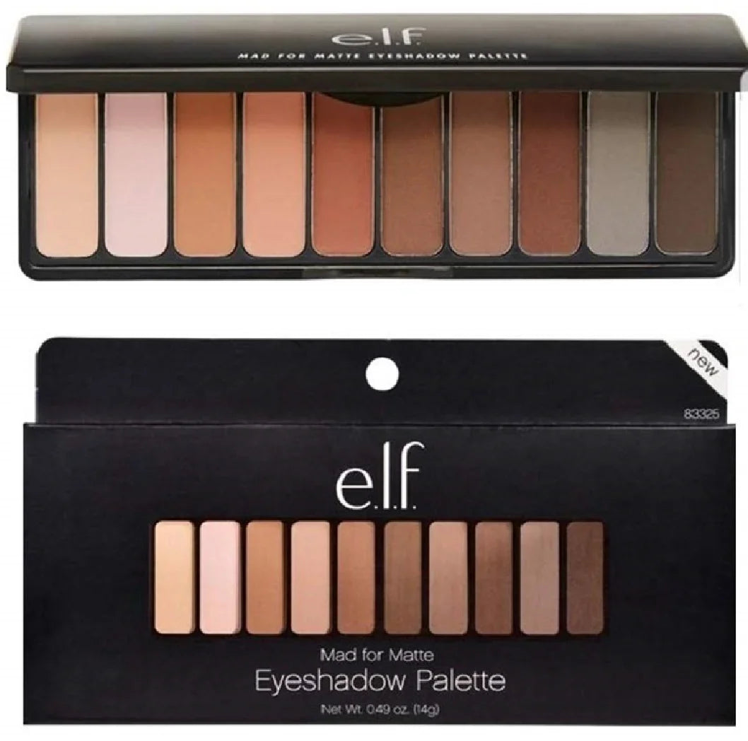 Eyeshadow Palette, Mad for Matte 83325. Pack of 2 E.l.f