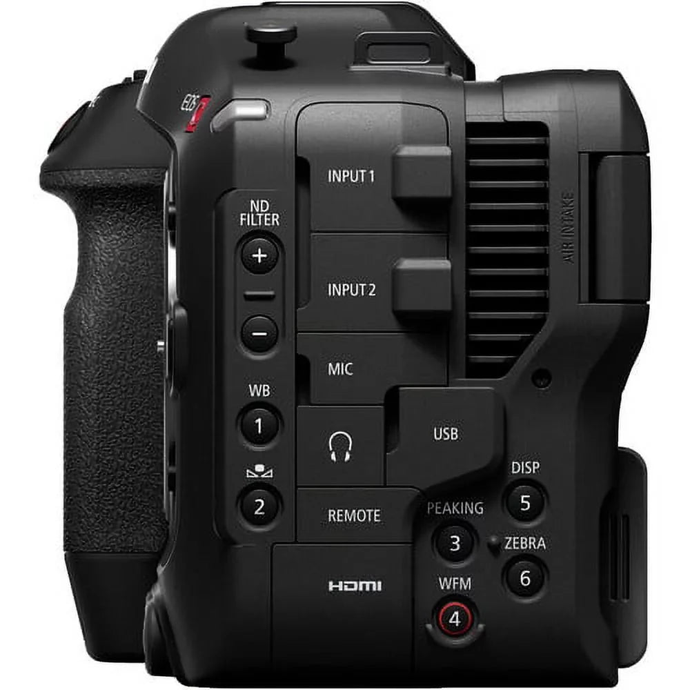 EOS C70 Cinema Camera (RF Lens Mount) 4507C002 - Essential Bundle Includes: Sandisk Extreme Pro 64GB SD, Memory Card Reader, Gadget Bag, Blower, Microfiber Cloth and Cleaning Kit